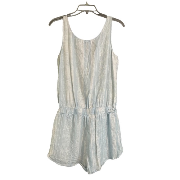 Anthropologie Current Air Drawstring Romper - Picture 2 of 10